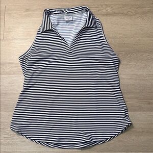 JOFIT STRIPED ACTIVEWEAR TOP SIZE LARGE EUC